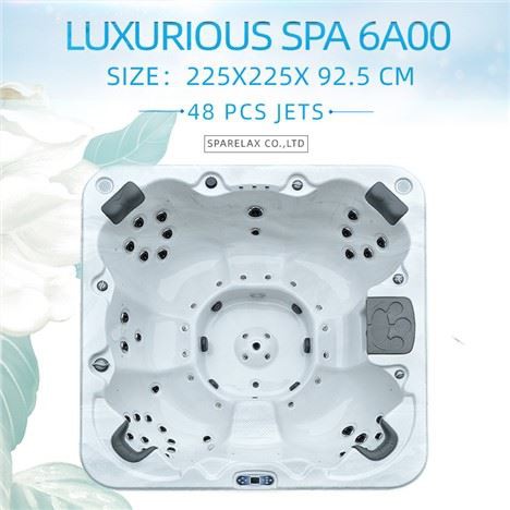 6 Person Whirlpool Massage bærbare Spa Hot Tub 6A00